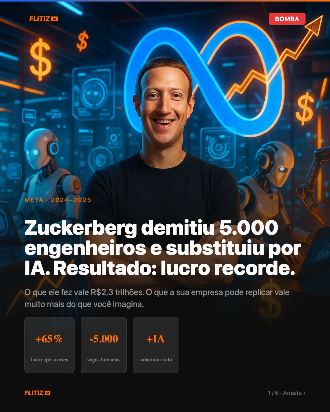 Slide 01 — Gancho visual que para o scroll