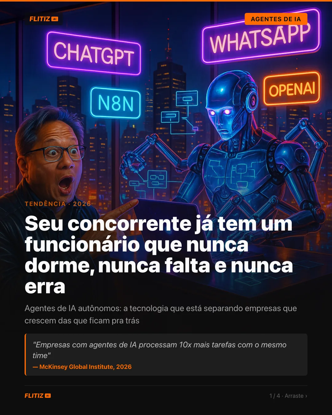 Carrossel com referência de mercado